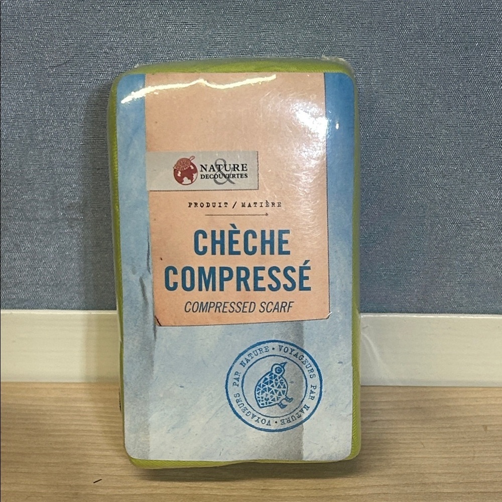 chèche compressé de la marque Nature & Découvertes. Very